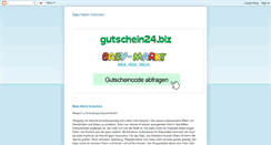 Desktop Screenshot of gutschein24.biz