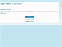 Tablet Screenshot of gutschein24.biz